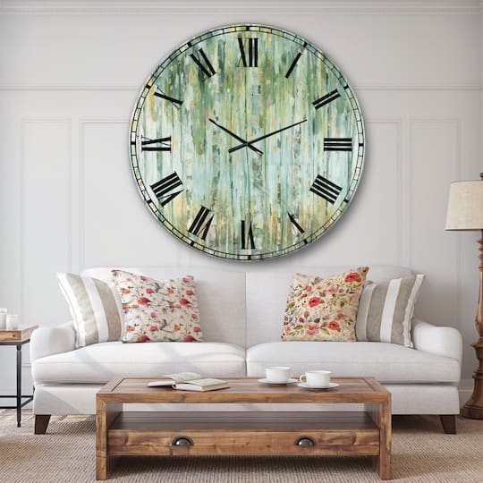 Designart 'The Birch Forest Ii Traditional Wall Clock